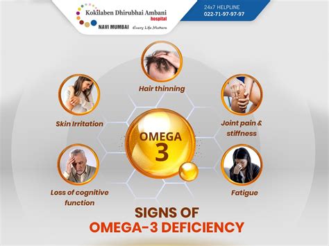 symptoms of omega 3 deficiency.